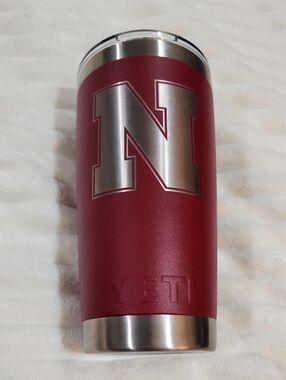 New YETI Rambler 20oz Nebraska Cornhuskers Tumbler
